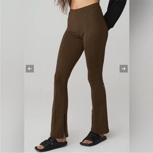 ALO Yoga Chocolate Brown Flare Pants